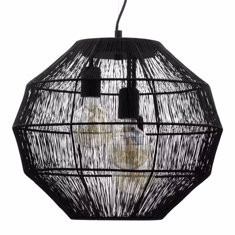 Stars of Light Orbetello Bol hanglamp - Zwart - Ø 45 cm