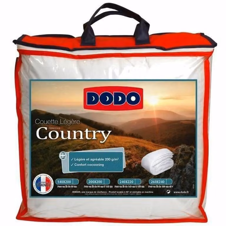 DODO Country deken, wit, 240 x 260 cm