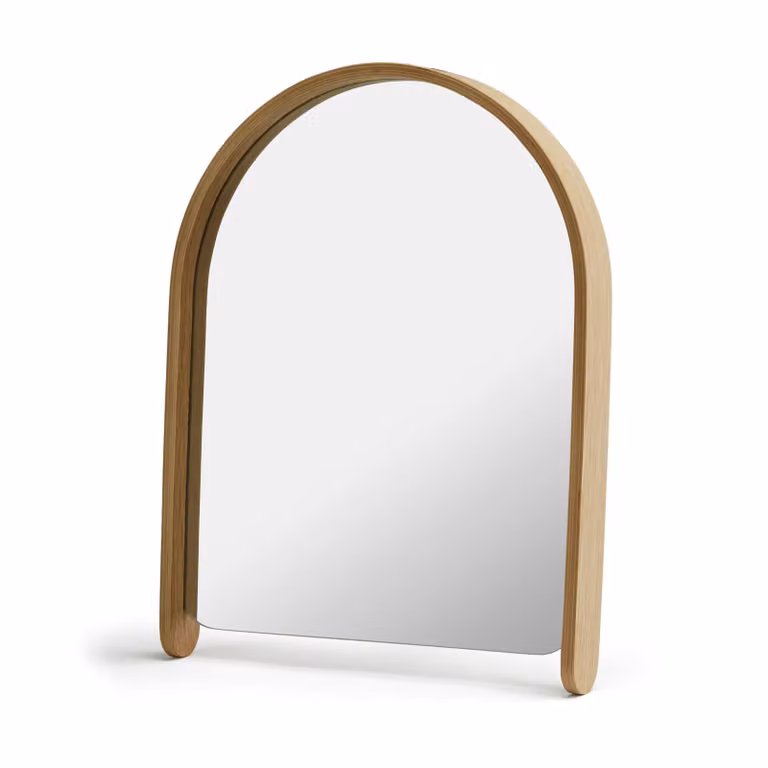 Cooee Design Woody Wandspiegel - Eikenhout - 32 x 41 cm