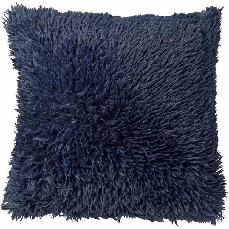 Dutch Decor Sierkussen Fluffy Insignia Blue 45 x 45 cm