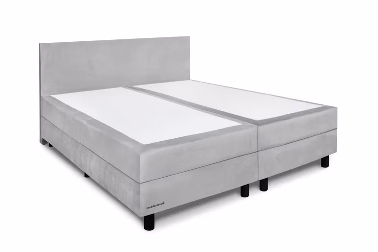 Beddenleeuw Isabella Boxspring Monolith 84 Silver Gray 90x200 cm