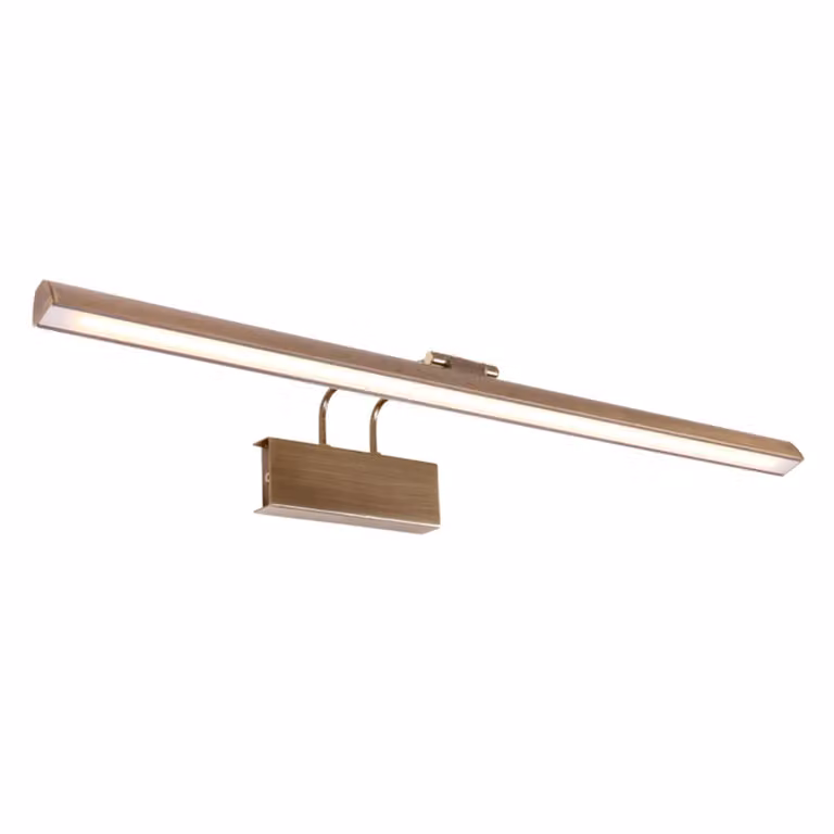 Steinhauer Litho LED Wandlamp Bronsbruin B: 60 cm, D: 15,4 cm, H: 9 cm