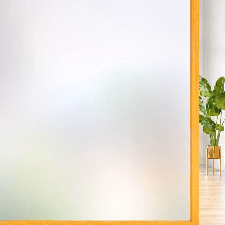 Zelfklevende ondoorzichtige raamfolie - Mat - 45 x 200 cm - Anti-UV en zichtwerend