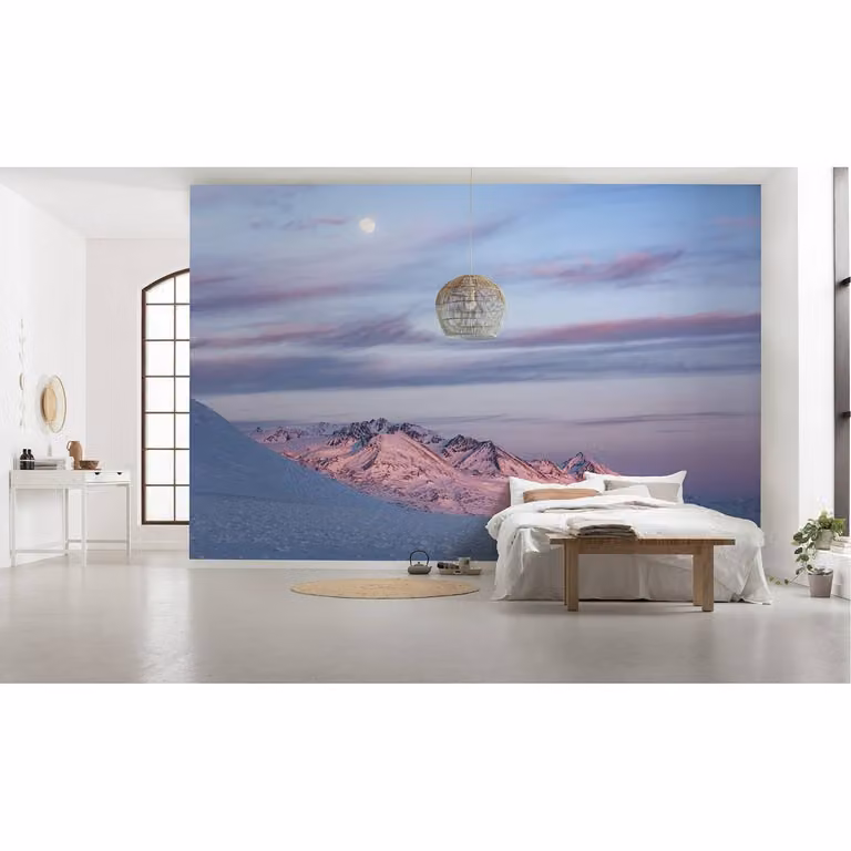 home24 Fotobehang Purple Dinner Abstract Modern B: 450 cm, H: 280 cm
