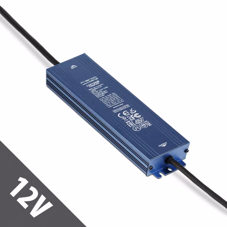 HomeShopXL LED-voeding 12V 150W IP67 waterdicht transformator 12,5A LED-driver voor buitengebruik [55005-12IP]