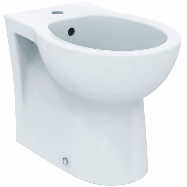 Eurovit Wandtoilet, wit, keramiek, B: 53 cm, D: 35,5 cm, H: 40 cm