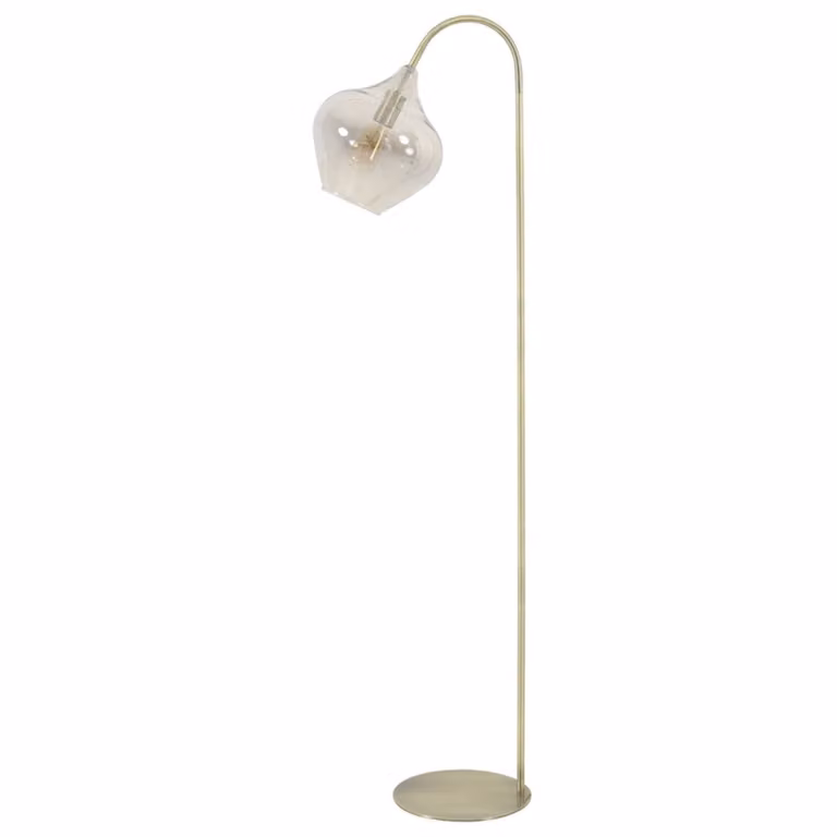 Light & Living Vloerlamp Rakel brons met glazen elementen