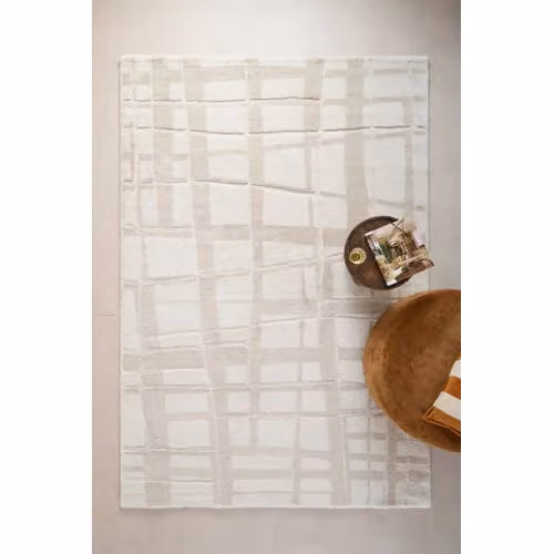 Studio LIVIT vloerkleed off white/zand, modern geometrisch, 290 x 200 cm