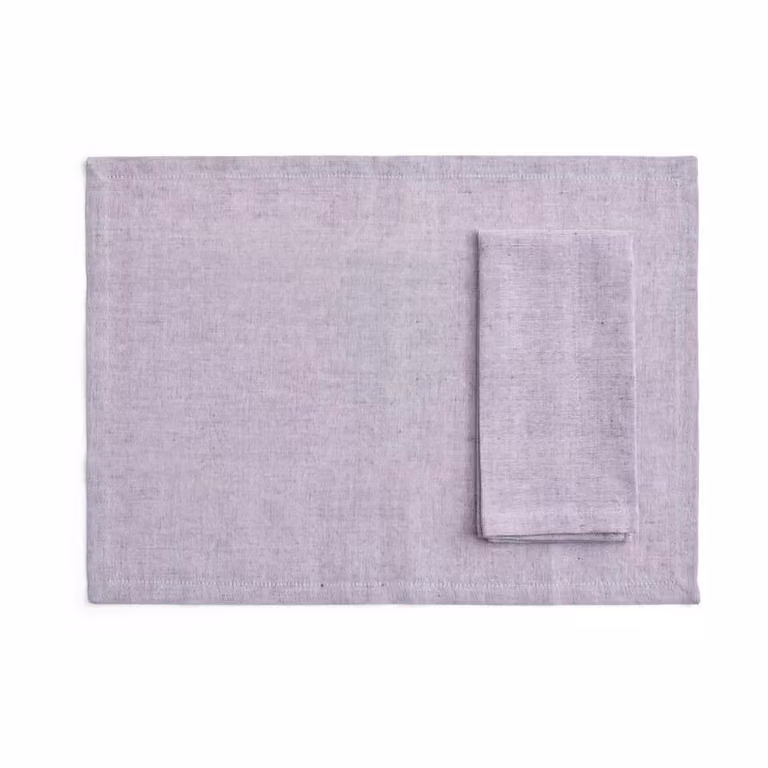 HAY Placemat en servet set 4-pack Soft purple