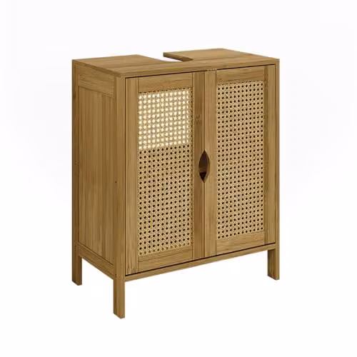 Vicco Wastafelonderkast Liora Bamboe B: 60 cm, D: 48 cm