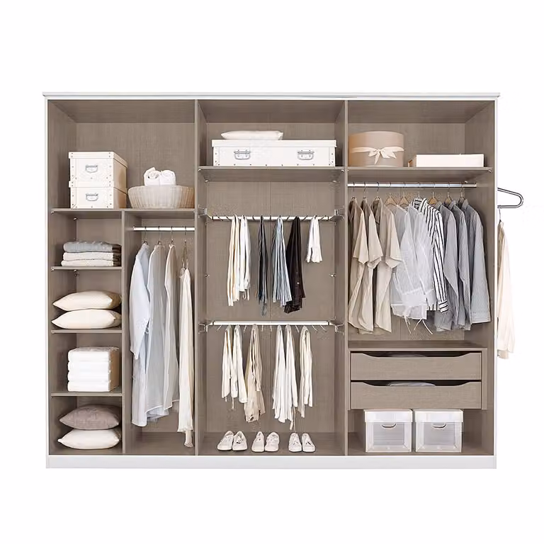Rauch Kledingindeling Beige B/D/H: 90 x 147 x 48 cm