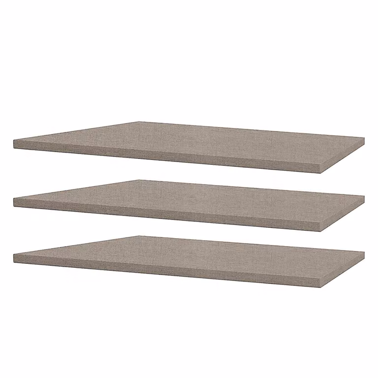 Rauch Set van 3 Planken Beige B/D/H: 43 x 2 x 50 cm