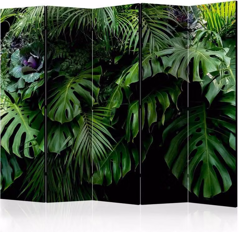 Karo Art Kamerscherm Regenwoud Dubbelzijdig Geprint B: 225 cm, H: 172 cm