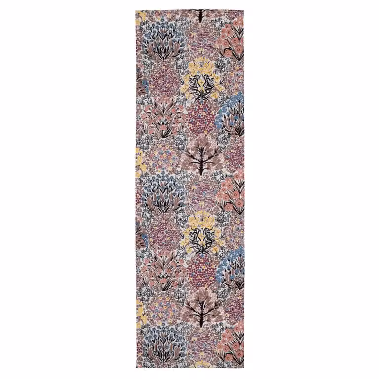 Almedahls Botanic Garden tafelloper Roze bruin 45 x 150 cm