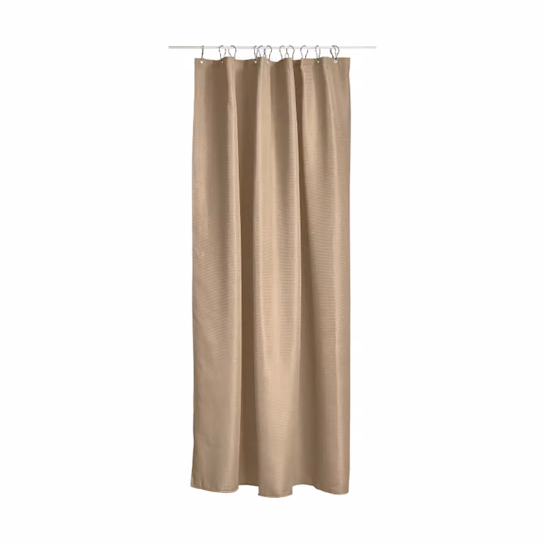 Zone Denmark Lux douchegordijn Camel, 180 x 220 cm