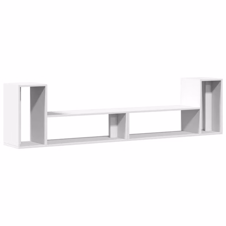 DKD HOME DECOR Set van twee tv-meubels, wit, B: 100 cm, D: 30 cm, H: 50 cm