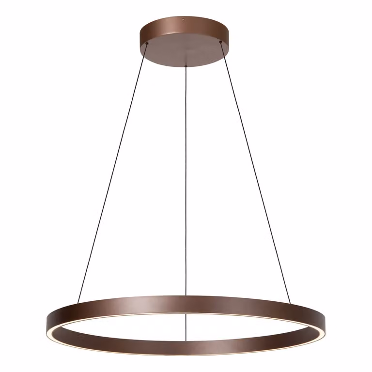 Lucide Liane Design Hanglamp - Bruin - Ø 80 cm