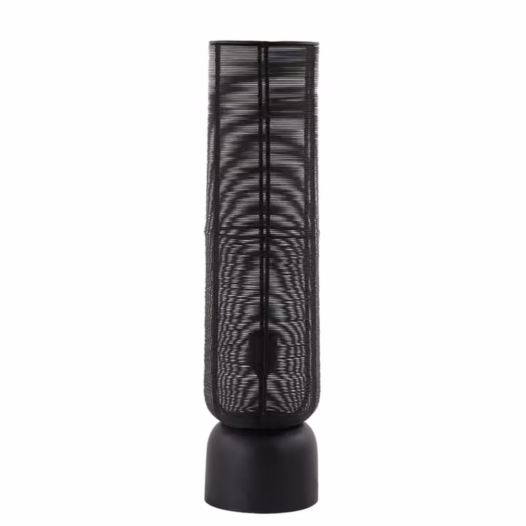 Light & Living Lezuza Tafellamp - Zwart - Ø 15,5 cm