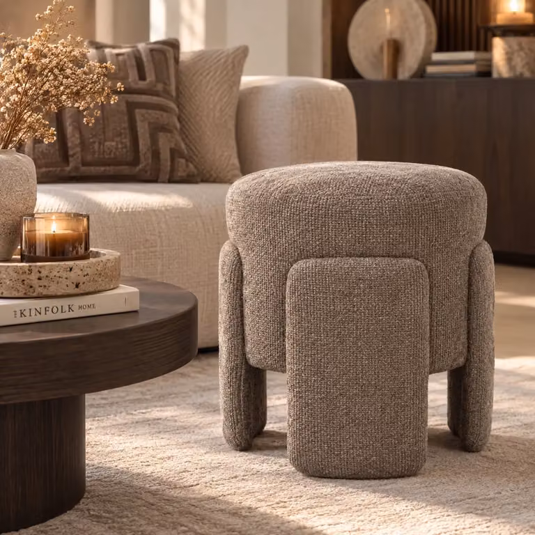 Poef Pico Taupe Legacy Mink
