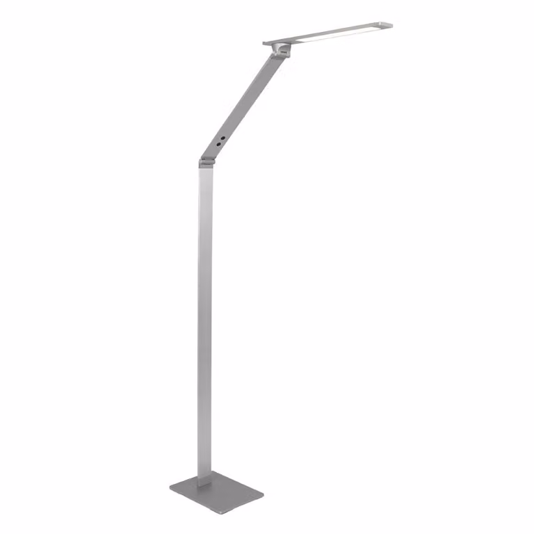 Steinhauer Serenade LED vloerlamp zilver H 140 x B 20 x D 15 cm