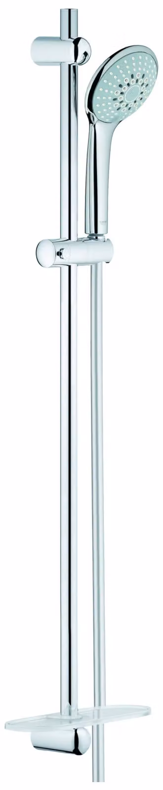 Grohe Euphoria doucheset Champagne met douchearm van 900 mm, slang van 1750 mm en zeepbakje, chroom