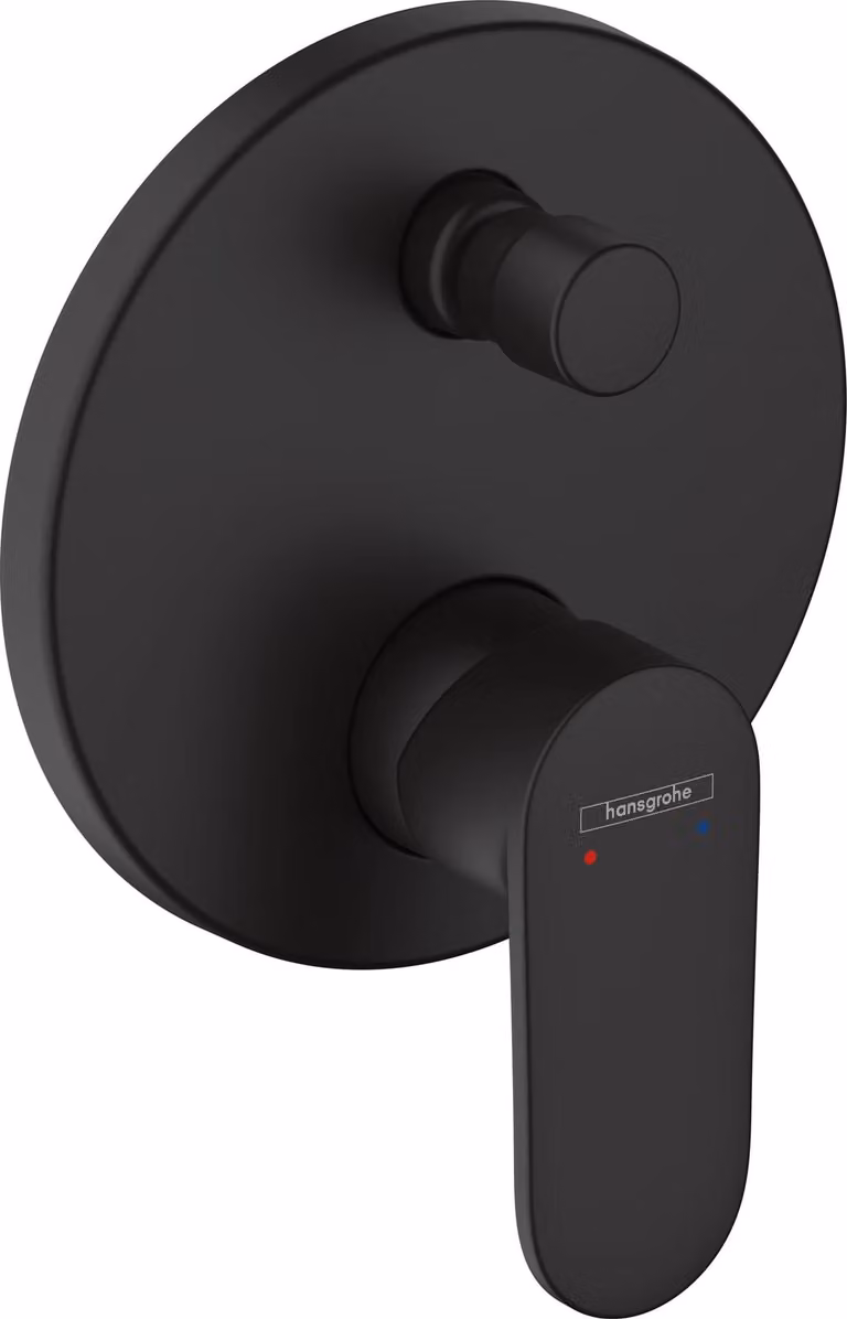 Hansgrohe Vernis Blend inbouw badmengkraan, mat zwart, 1 stuk
