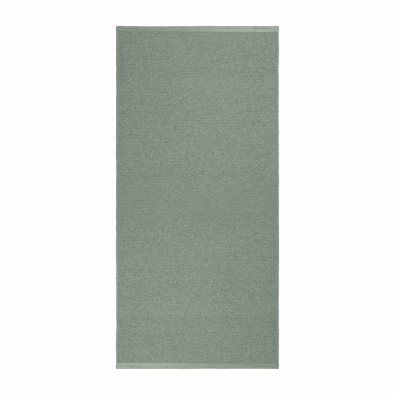 Scandi Living Mellow kunststof vloerkleed groen B/D: 70 x 250 cm