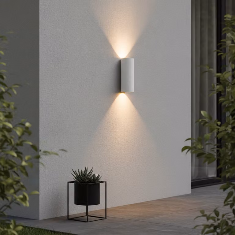 Artdelight Brody Wandspot Wit - Dimbaar Up & Down Licht - Aluminium