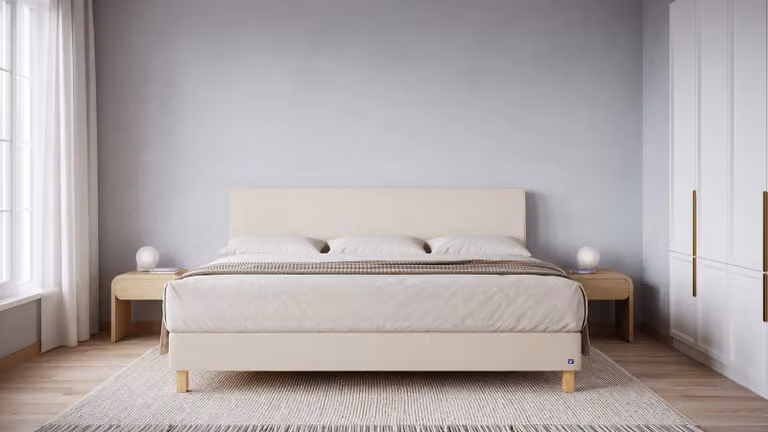 BRUNO Familiebed Premium XXL Boxspringbed Beige B: 240 cm, D: 200 cm