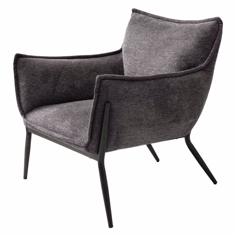 Nest of Nora Fauteuil - Donkergrijs - Stoffen bekleding