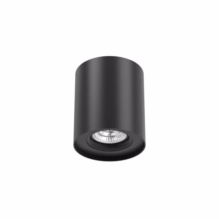 Iblocc Lyora Ronde Led Opbouwspot - Zwart - Aluminium
