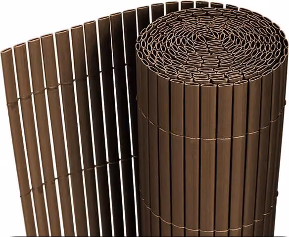 neu.haus PVC privacy-scherm bruin B: 300 cm, H: 150 cm