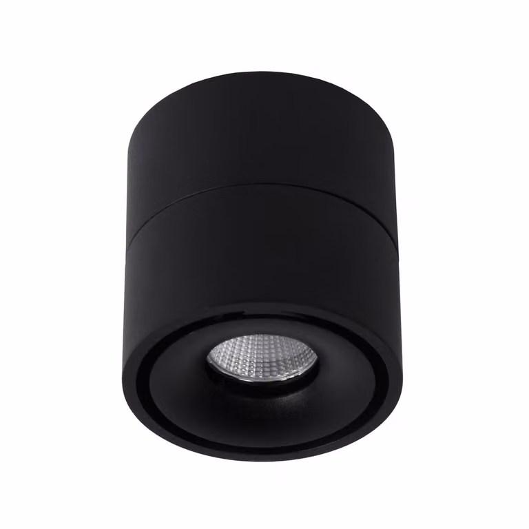 Lucide Yumiko Plafondspot Zwart - Dimbare LED - 10W 2700K