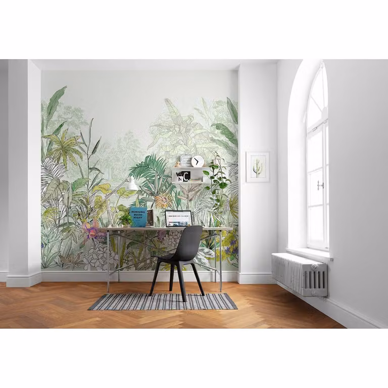 home24 Vlies-fotobehang Hortus Botanisch Multicolour Groen B: 200 cm, H: 250 cm