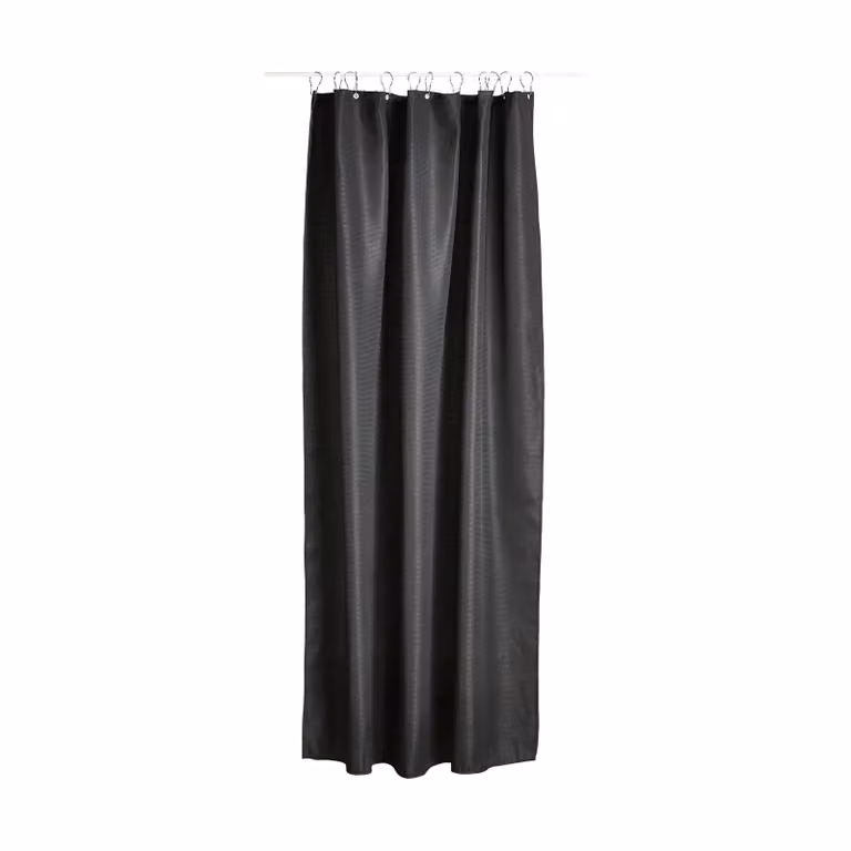 Zone Denmark Lux douchegordijn Black, Breedte: 200 cm, Hoogte: 220 cm