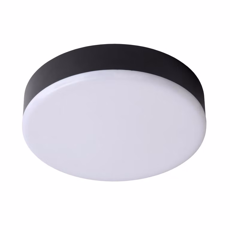Lucide Ceres Led Plafonnière Zwart IP44 Aluminium Ø 21,5 cm
