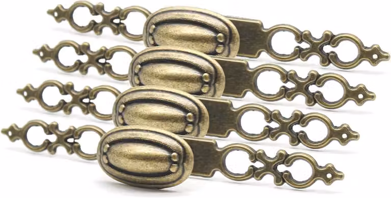 Vintage Antieke Ovale Gouden Knoppen 22mm | Luxe Knop voor Keukengrepen, Ladegrepen en Deurklinken