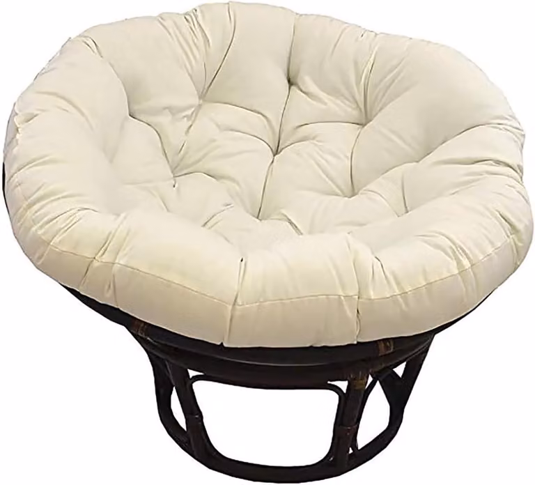Papasan Kussen voor Hangstoel - Cyaan - 40 cm