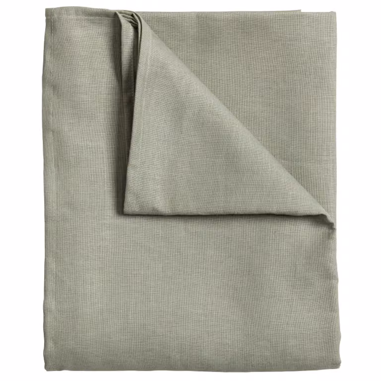 Scandi Living Clean tafelkleed dusty green B/D: 145 x 250 cm