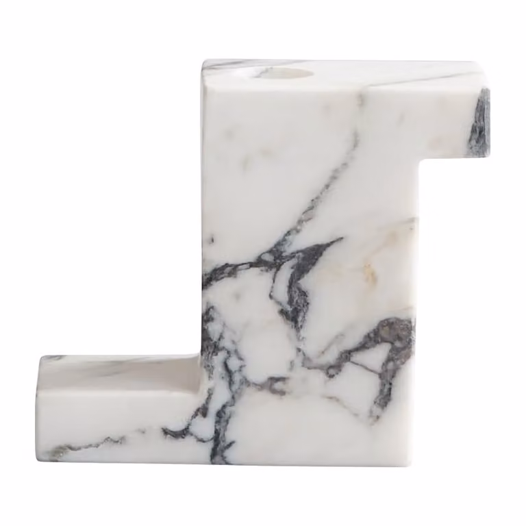 101 Copenhagen Brick hoge kandelaar Calacatta B: 10,5 cm, D: 12,5 cm
