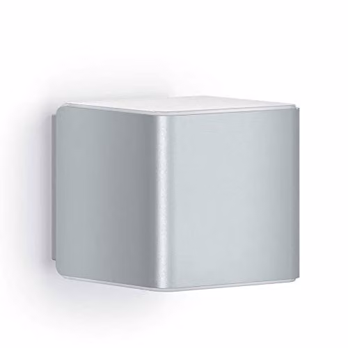 Steinel Cube Buitenlamp met Sensor L 840 LED, Zilver/Grijs, B/D/H: 11 x 11 x 13.4 cm