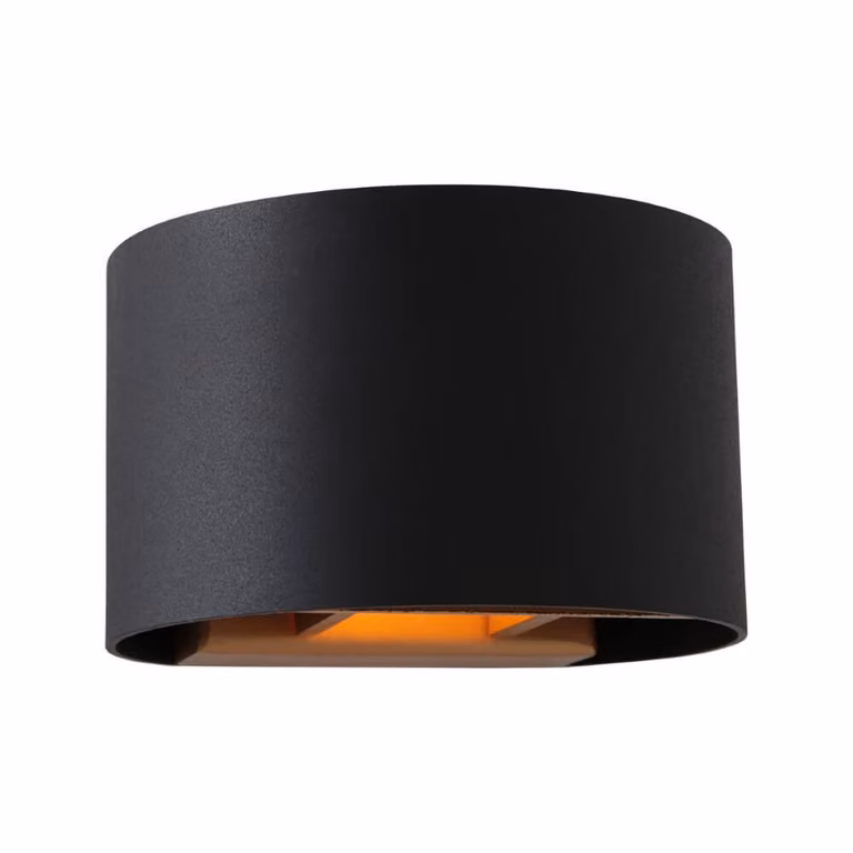 Steinhauer Muro Ronde Wandlamp Up en Down Zwart G9 LED B/D/H: 13 x 8 x 11 cm