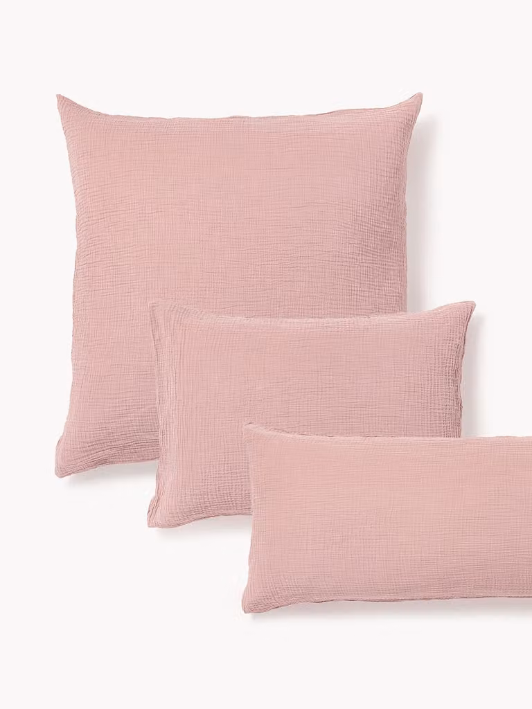 Westwing Collection Mousseline kussenhoes Odile 60x80 cm