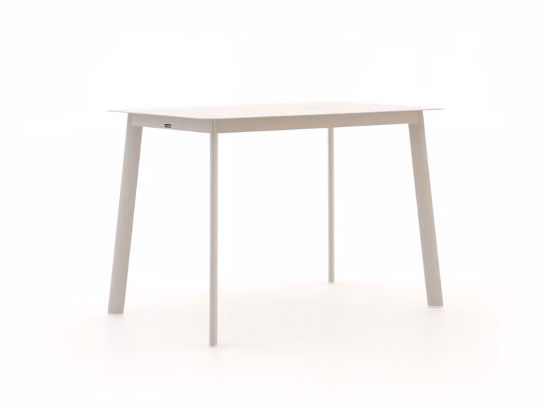 Manifesto Furniture Manifesto Bartafel - Rechthoekige Aluminium Tuintafel - Beige, Bruin of Wit
