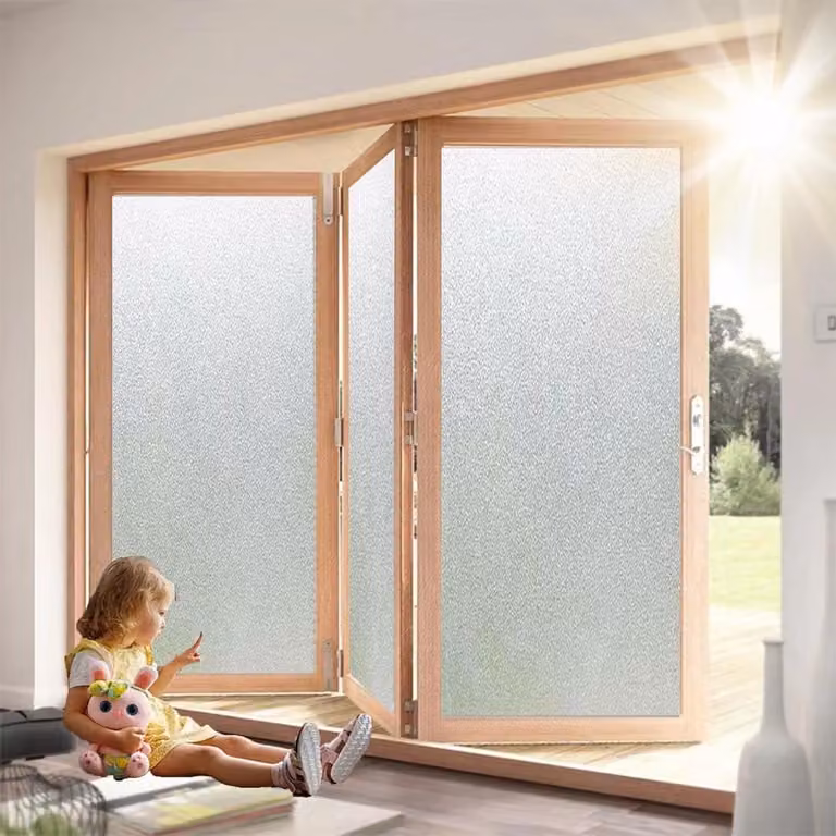 Matte privacy raamfolie zonder lijm - 70 x 250 cm