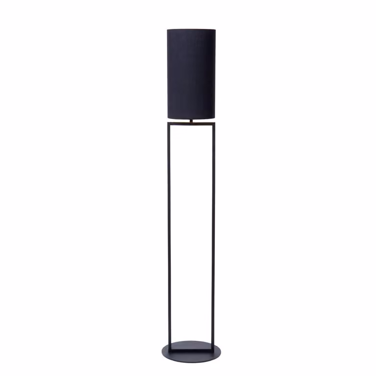 Lucide Herman Vloerlamp Zwart - Modern - Ø 26 cm