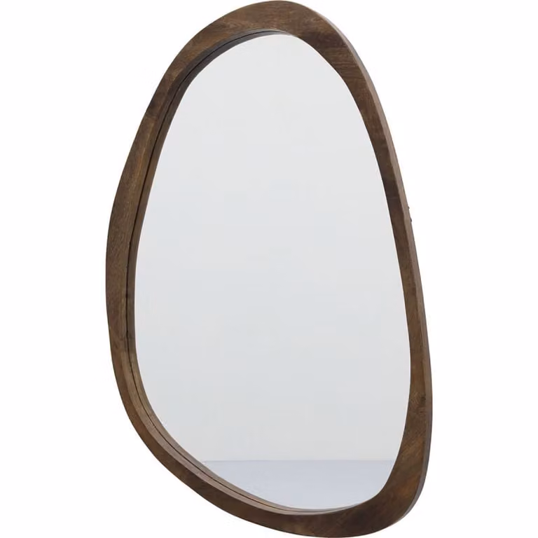 Brix Jaira Spiegel van Mangohout in Walnoot - Organisch - Japandi - B: 80 cm, H: 120 cm