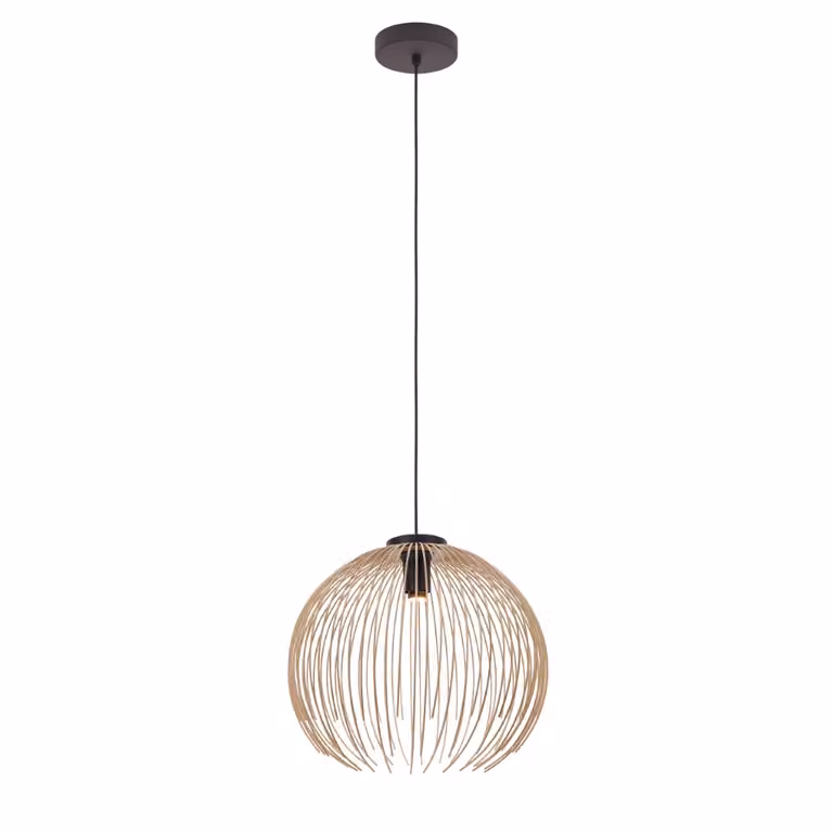 Eglo Alhabia Design Hanglamp - Bruin/Beige - Ø 39 cm