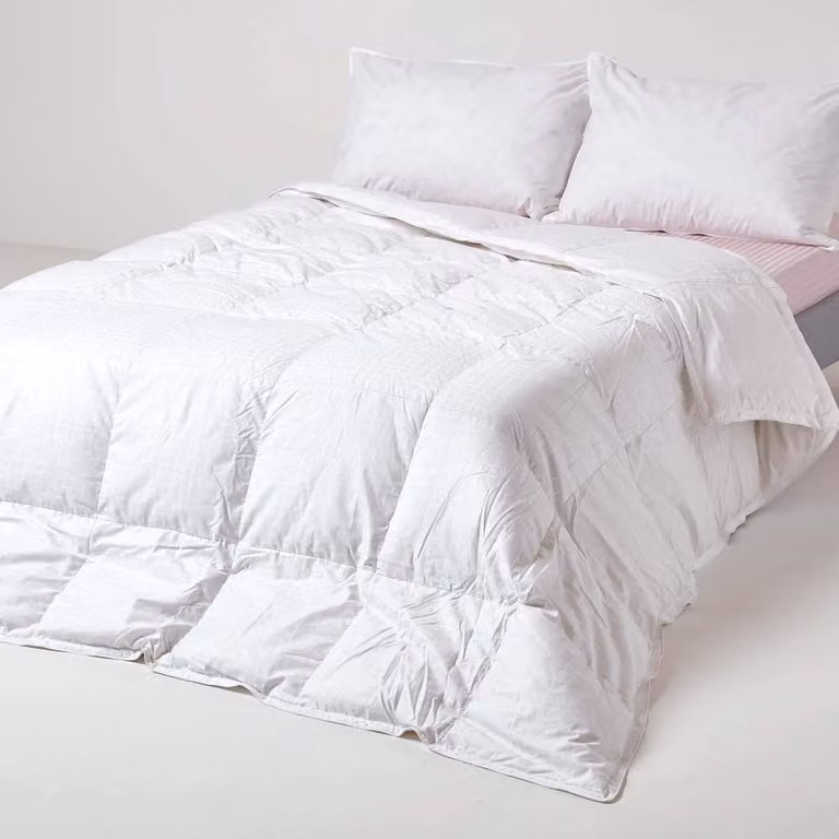 Homescapes Premium Donzen Allround Dekbed, 135/140x200 cm, ≥70% Ganzendons, Warmteklasse 2, Katoen 300TC