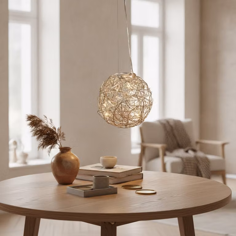 Artdelight Design hanglamp Draga goud/messing rond Ø 35 cm